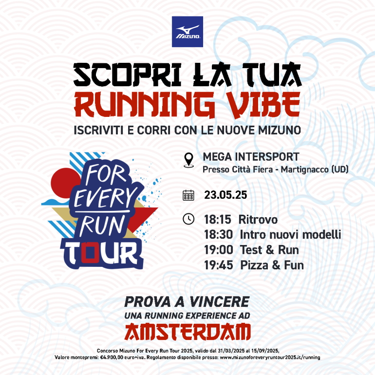 For Every Run Tour di Mizuno
